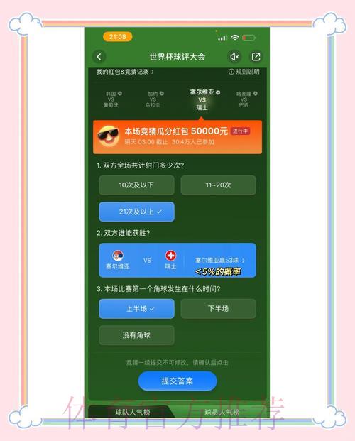 世界杯竞猜APP:颠覆传统玩法的全新竞猜体验 世界杯竞猜APP:颠覆传统玩法的全新竞猜体验